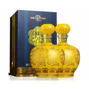 酒仙52度汾酒帝王黄升级版1000ml*2套装清香型大坛装杏花村