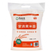 蒙清黄米面内蒙古原产杂粮黄米粉糕点面五谷杂粮农家粘小米石磨面粉黍子面2.5kg
